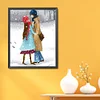 Bead Embroidery - Partial Printed 9CT Couple(28x53 CM)