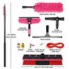 [US Local Warehouse] 11pcs Extended Window Cleaning Kit Easy To Use Telescopic Water Supply Brush Kit