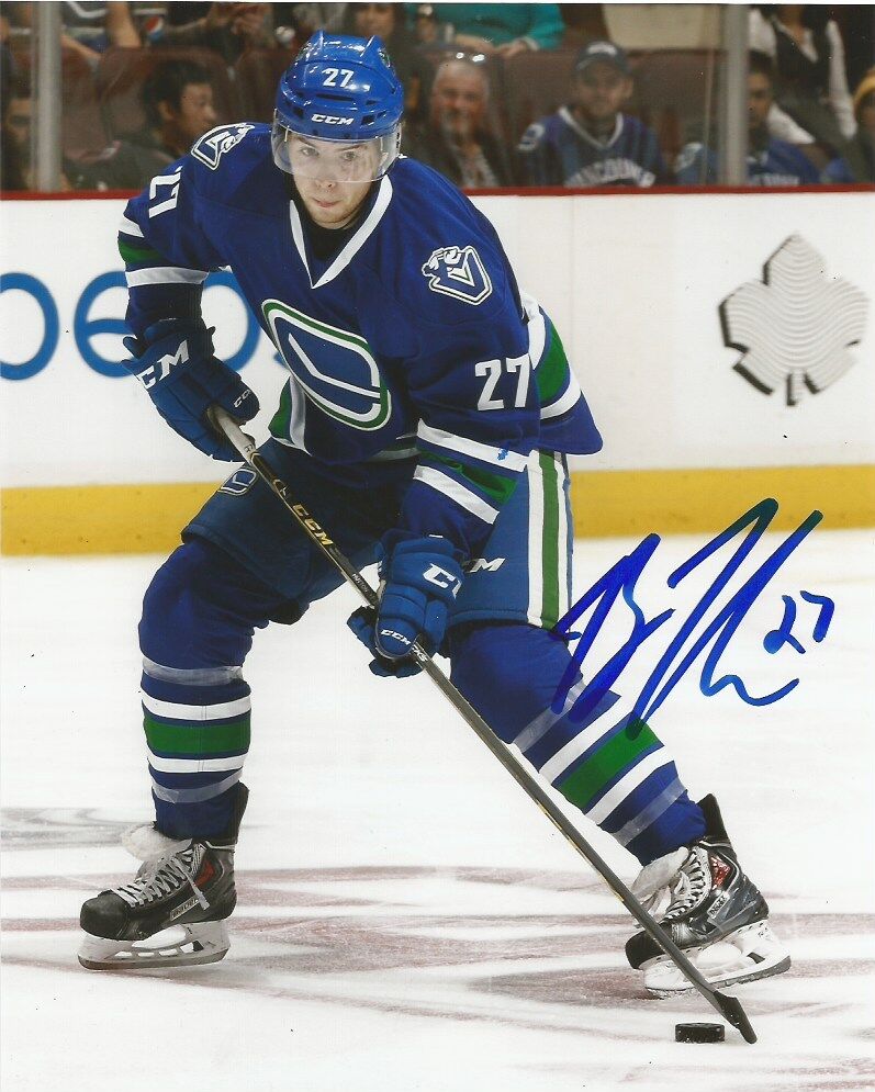 Vancouver Canucks Ben Hutton Autographed Signed 8x10 Photo Poster painting COA D