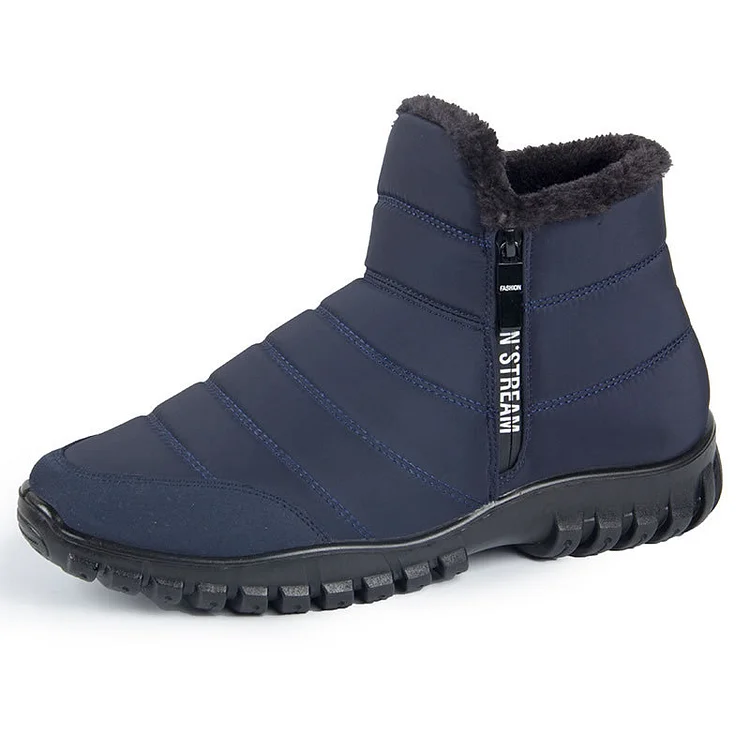 Waterproof Snow Boots Winter Fleecing Warm Man