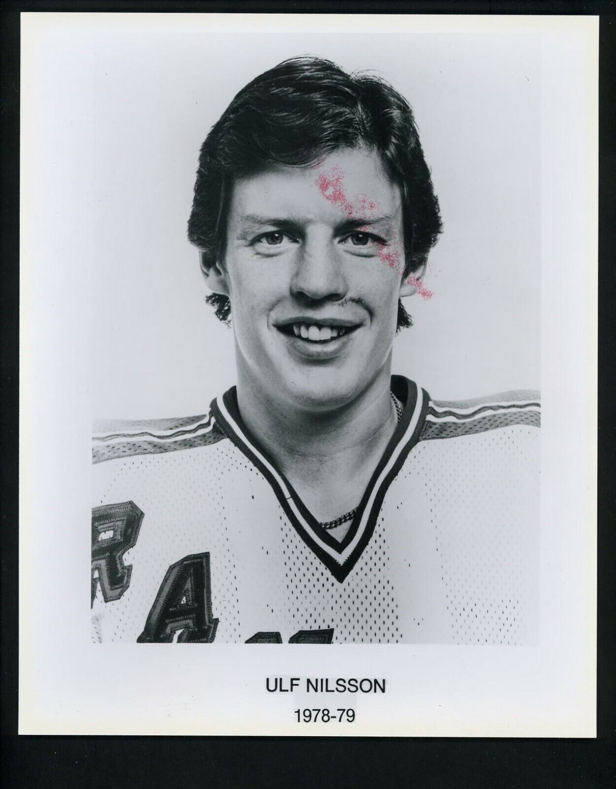 Ulf Nilsson New York Rangers team issued 1978 Press Photo Poster painting