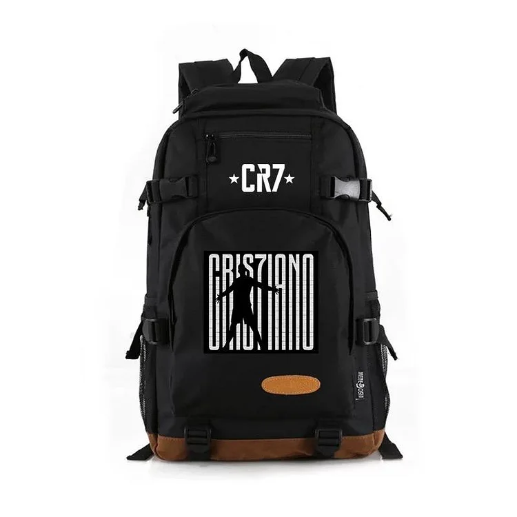 Mayoulove Football CR7 Bookbag School Backpack Bags for Teenage Boys-Mayoulove