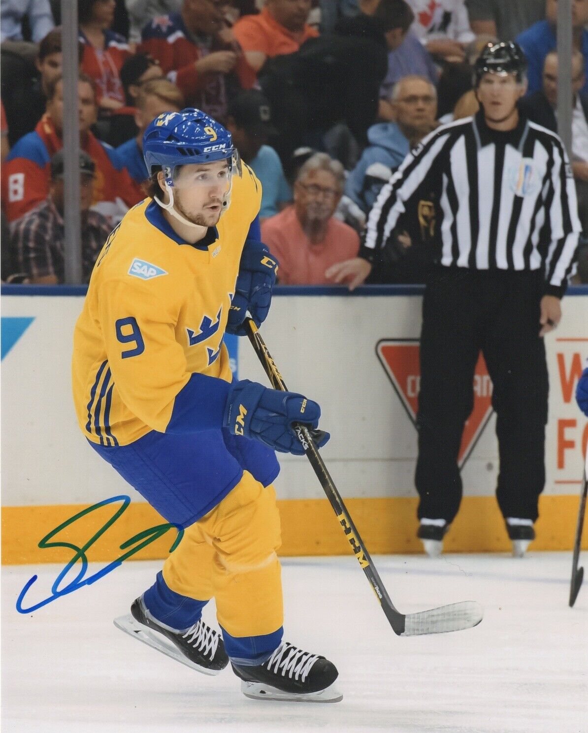 Team Sweden Filip Forsberg Signed Autographed 8x10 NHL Photo Poster painting COA #6