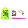 1Pcs 24 Alphabet D-DIY Diamond Painting KeyChain