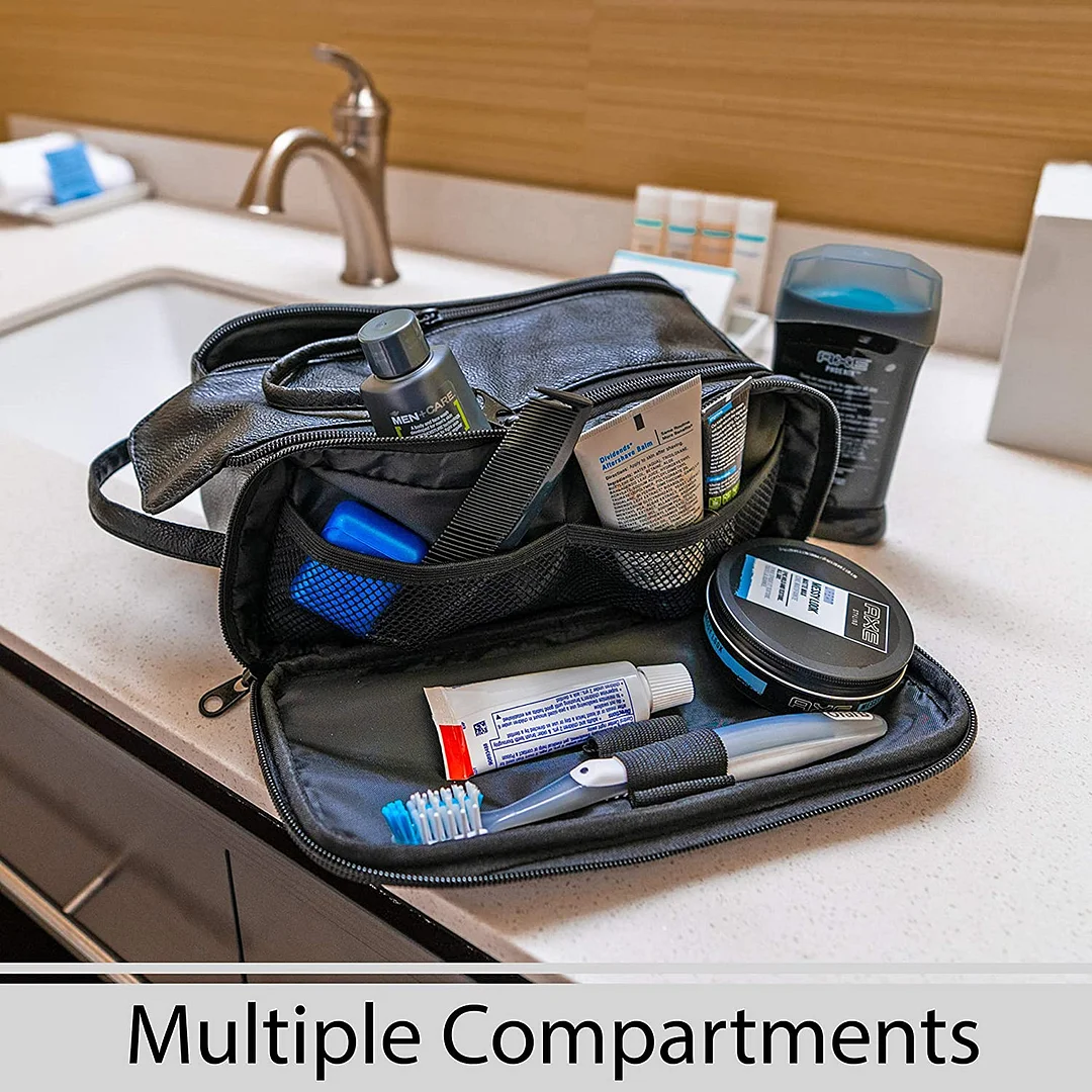 Toiletry Bag for Men or Women - Dopp Kit For Travel.