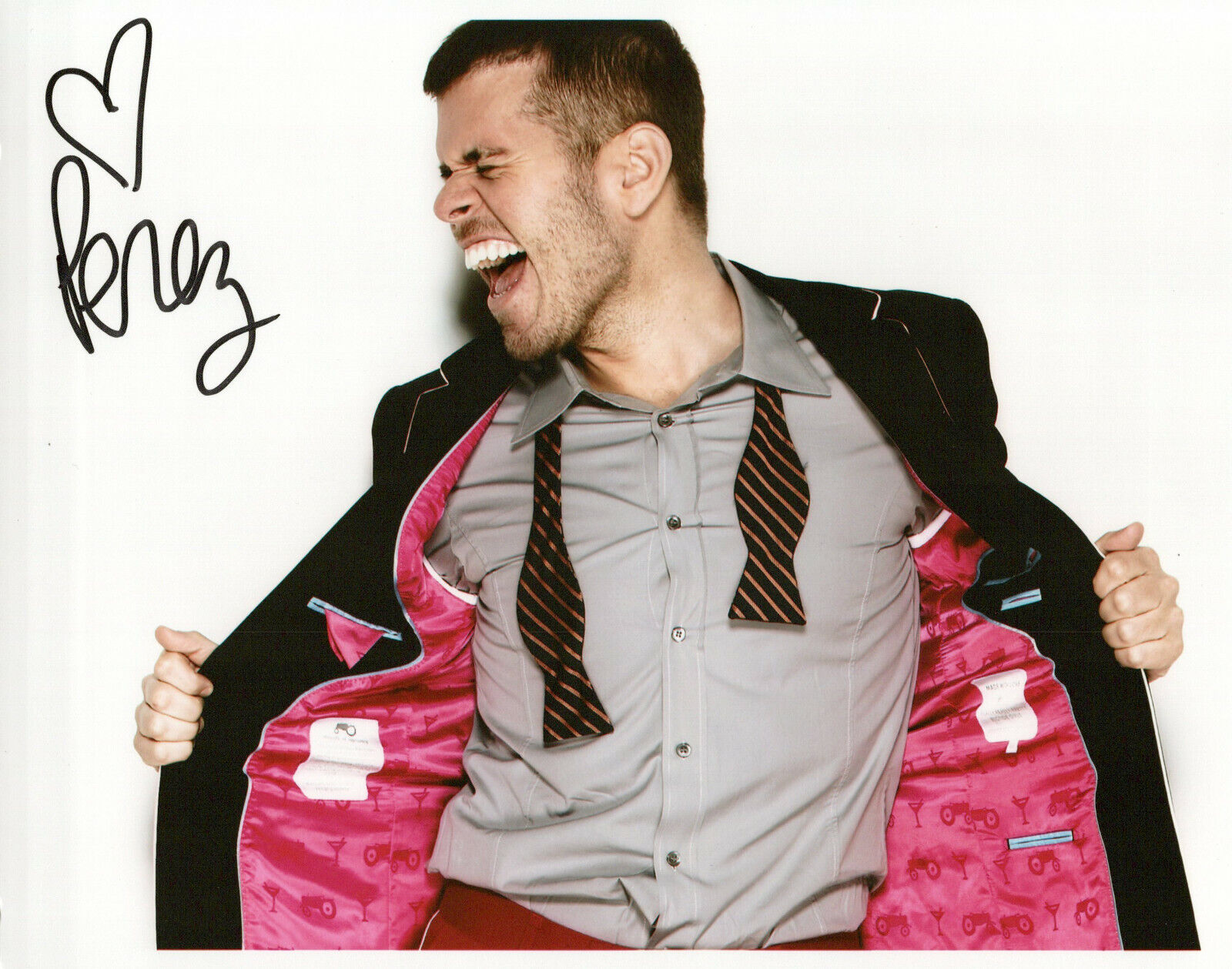 Perez Hilton head shot autographed Photo Poster painting signed 8x10 #4