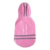 Clothes For Dogs Dog Raincoat Reflective Strip Pet Dog Clothes Raincoat For Small Medium Puppy Dog 3 Color 100% Waterproof