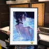 A3 & 4K Size Bathing Beauty Reze Decorative Painting - Chainsaw Man Decoration Painting - HuangGua Studio