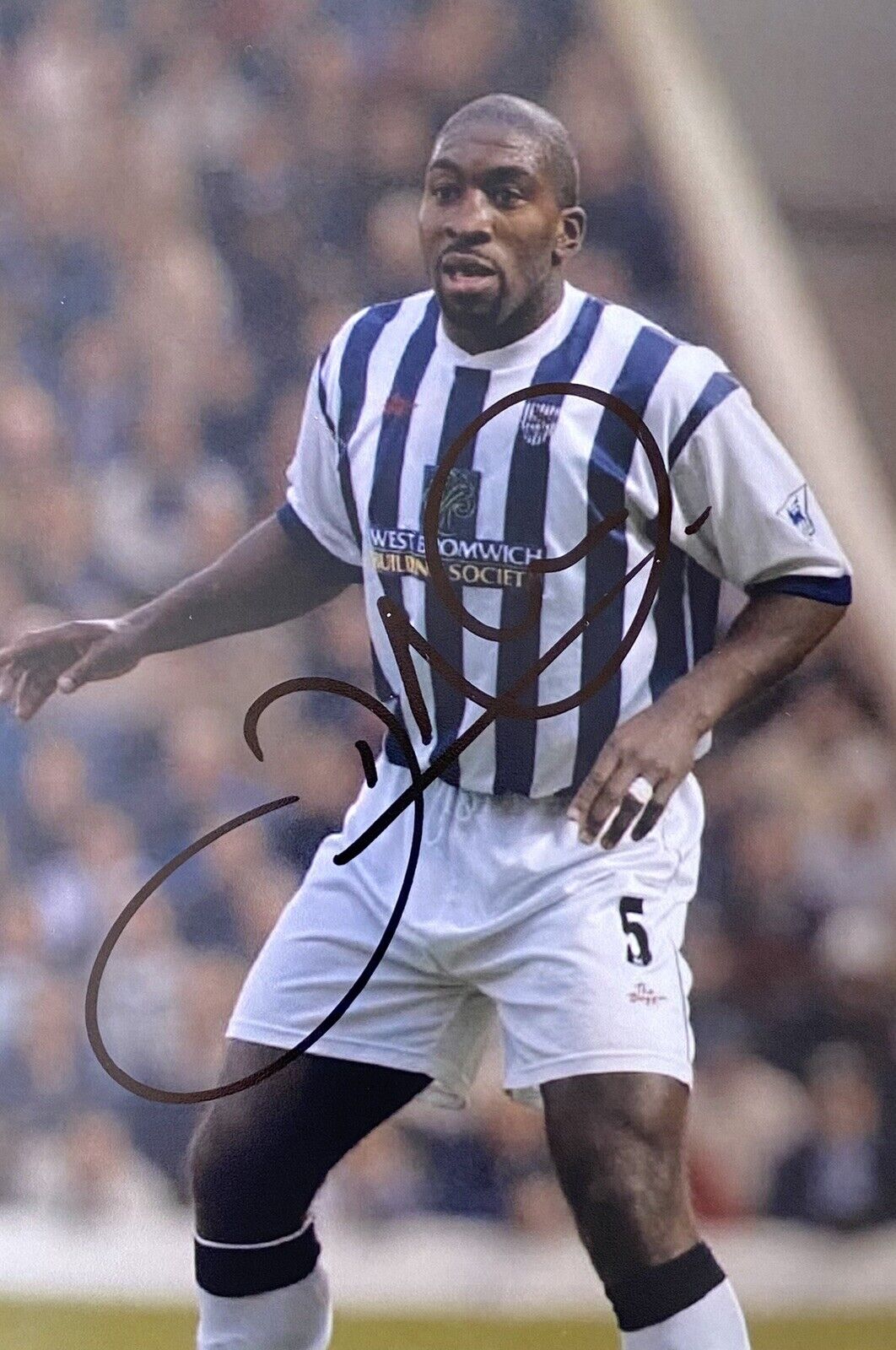 Darren Moore Genuine Hand Signed West Brom 6X4 Photo Poster painting