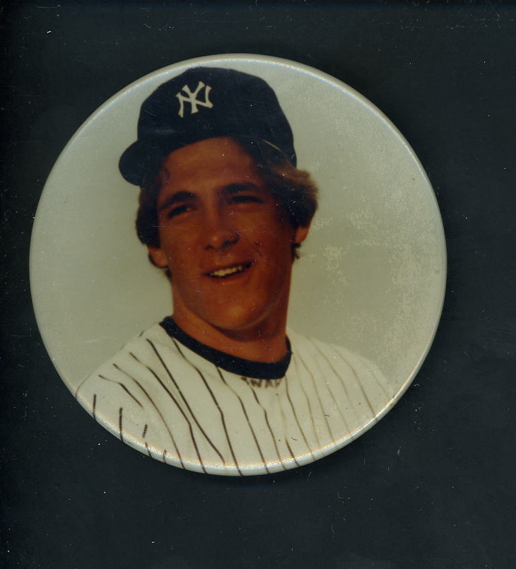 Dave Righetti Yankees Photo Poster painting Button circa 1984