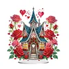 Acrylic Special Shape Flower Hourglass Table Top Diamond Painting Ornament Kits