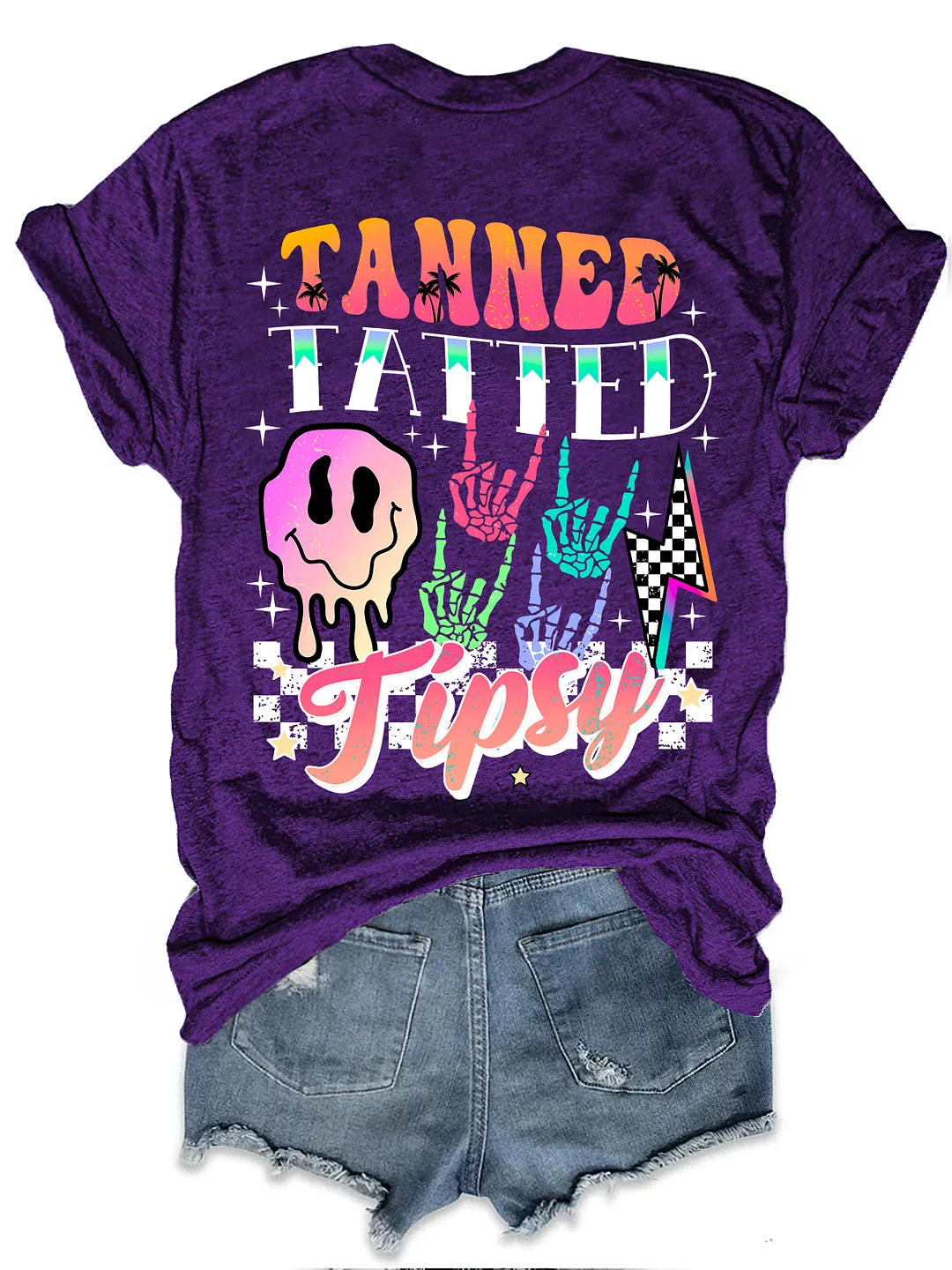 Summer Tanned Tatted And Tipsy T-shirt