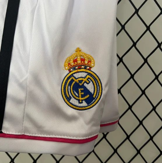 2014-2015 Retro Real Madrid Home Kids Kit Football Shirt Thai Quality