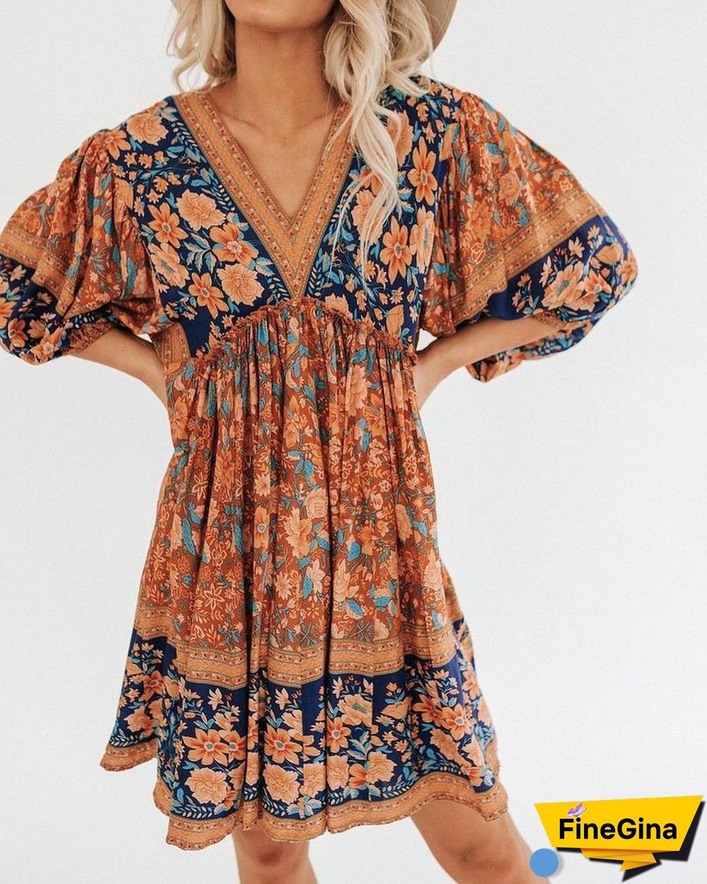 Sweet Child Flower Print Dress