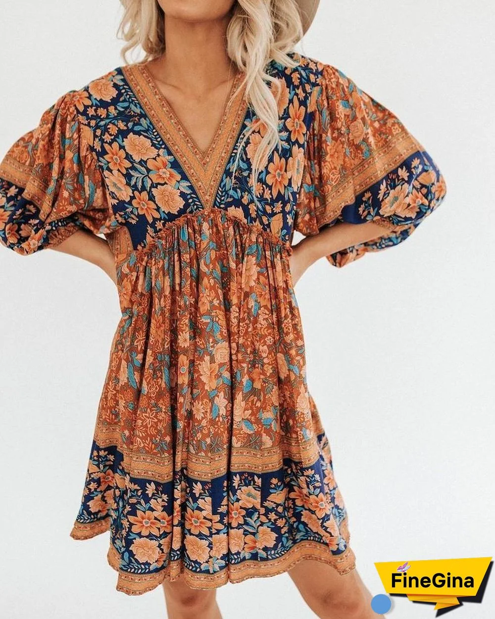 Sweet Child Flower Print Dress