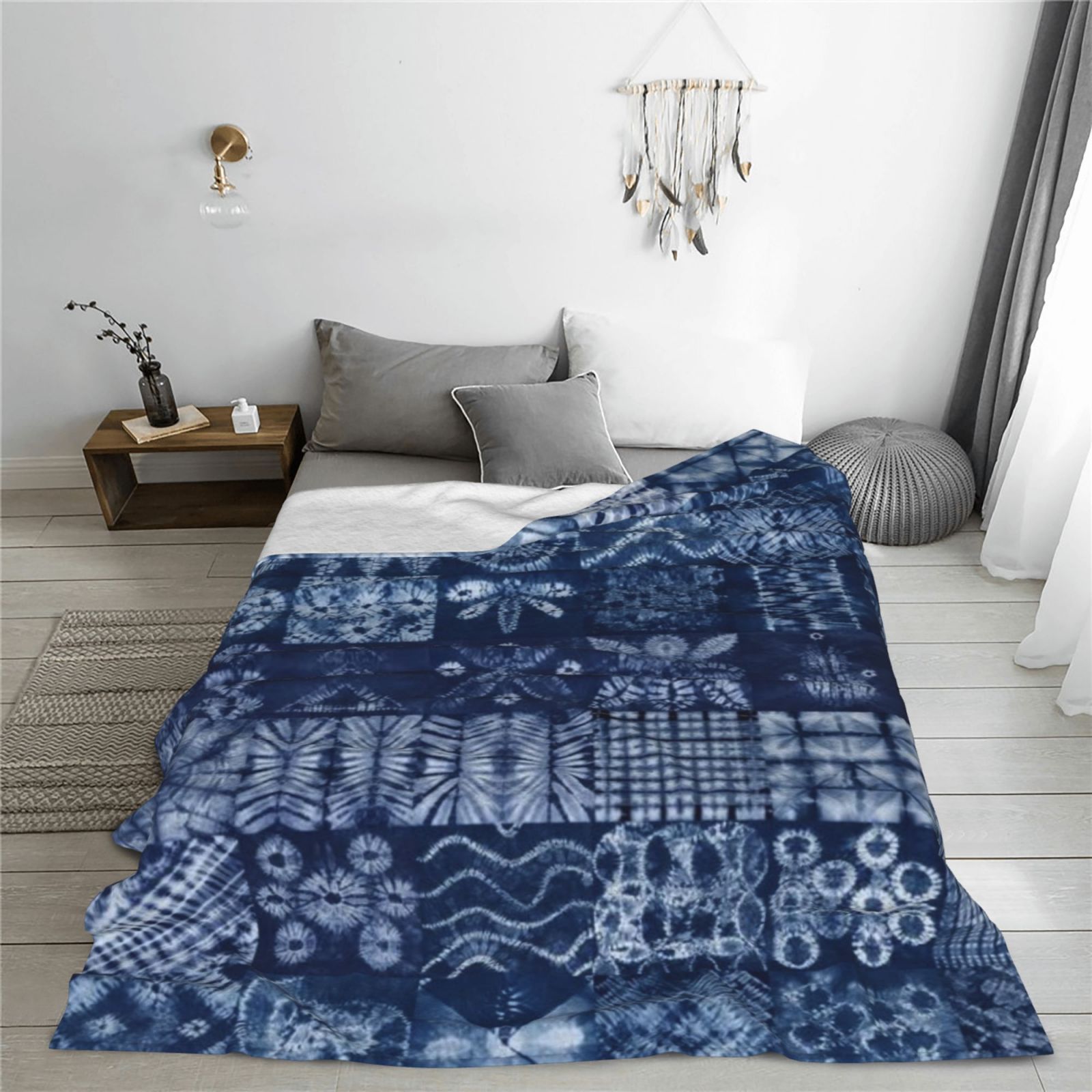 Comstylish Vintage Painting Art Flannel Blanket