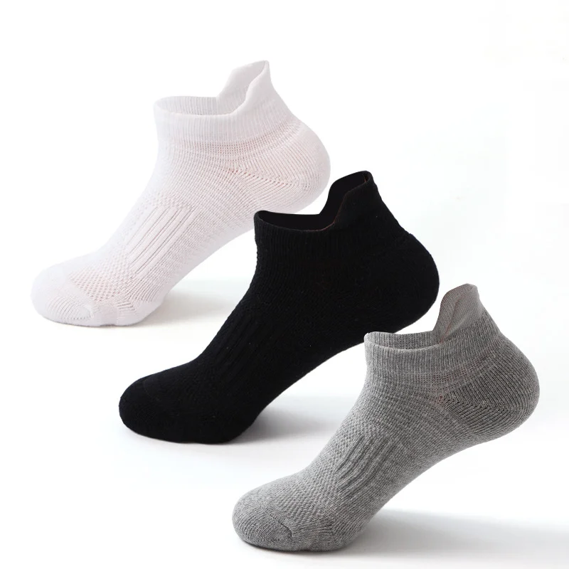 Men's Fitness Running Short Tube Towel Socks-inspireuse