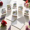 6pcs DIY Diamond Painting Greeting Card Set with Envelopes Rhinestone Diamond Art Mosaic Postcards for Birthdays Thanksgiving & Special Occasion