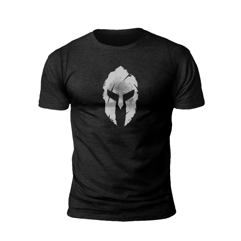 Spartan Helmet T-Shirt: Abstract Warrior