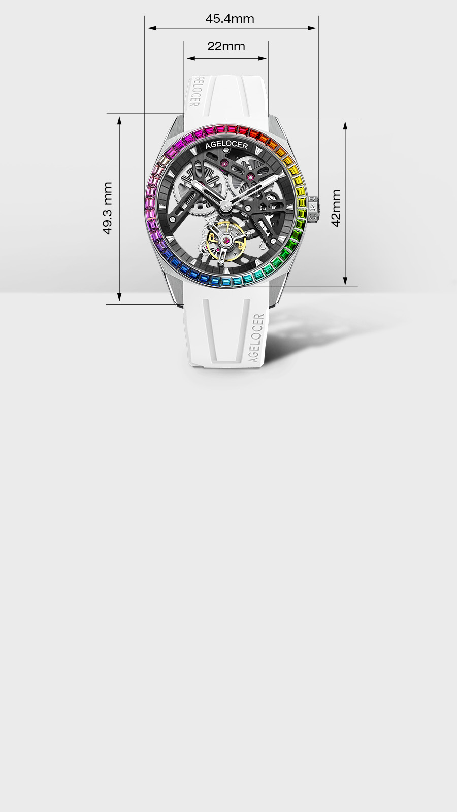 Full transparent sapphire flying tourbillon（Mobile 4）