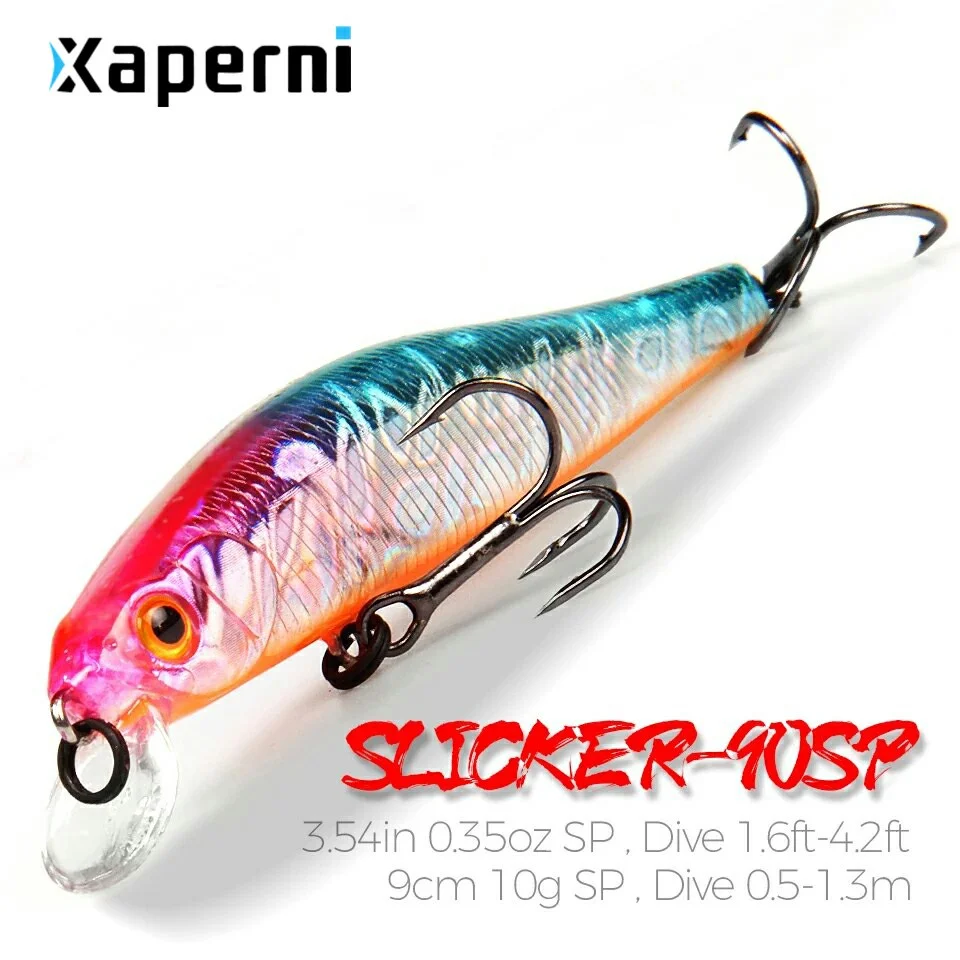 Xaperni 9cm 10g Hot fishing gear shone SP lures minnow crank ,Tungsten magnet weight system wobbler bait isca artificial