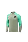 2023/2024 Atletico Madrid Half-Pull Training Suit Green 1:1 Thai Quality Set love fball