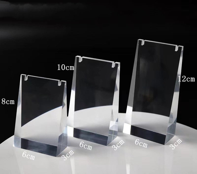 1 Piece 1 Set Arylic Minimalist Transparent Jewelry Rack