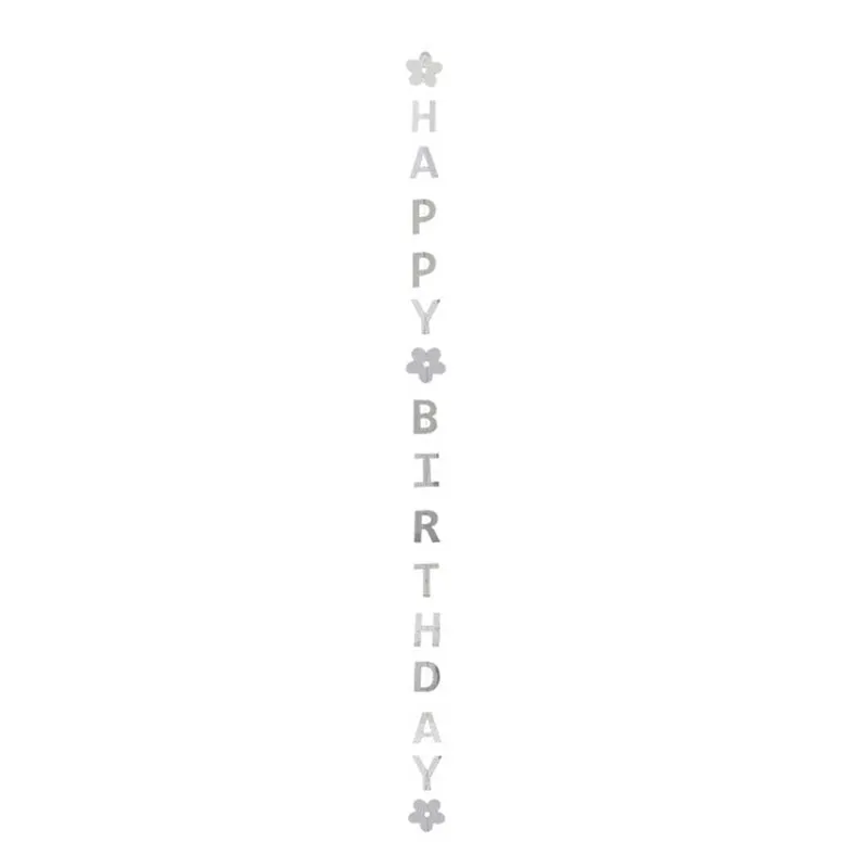 Multicolor Happy Birthday Bunting Balloon hanging decoration Wedding Love Banner Garland Kids Birthday Party DIY Decoration