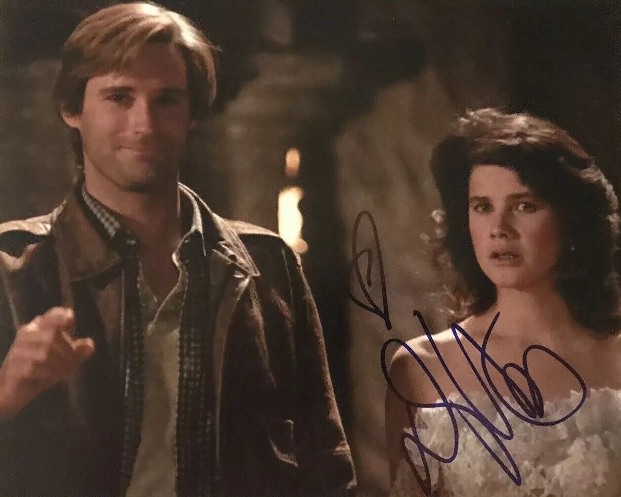 DAPHNE ZUNIGA HAND SIGNED 8x10 Photo Poster painting SPACE BALLS AUTOGRAPHED AUTHENTIC RARE