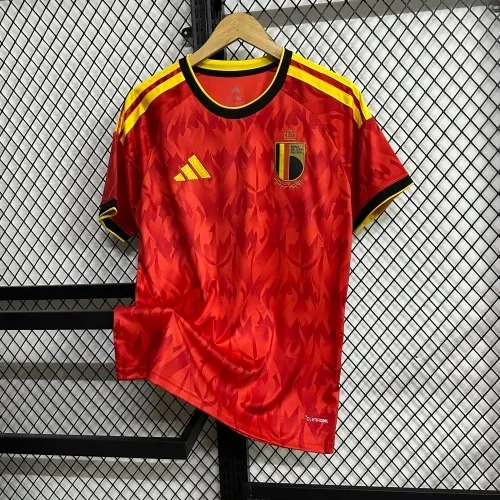 26-27 Belgium Home Fan Edition Football Jersey 1:1 Thailand Quality