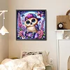 Diamond Painting-DIY Full Round Drill Cool Owl