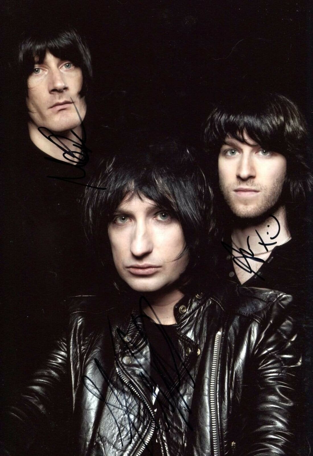 LostAlone ROCK GROUP autographs, signed Photo Poster painting