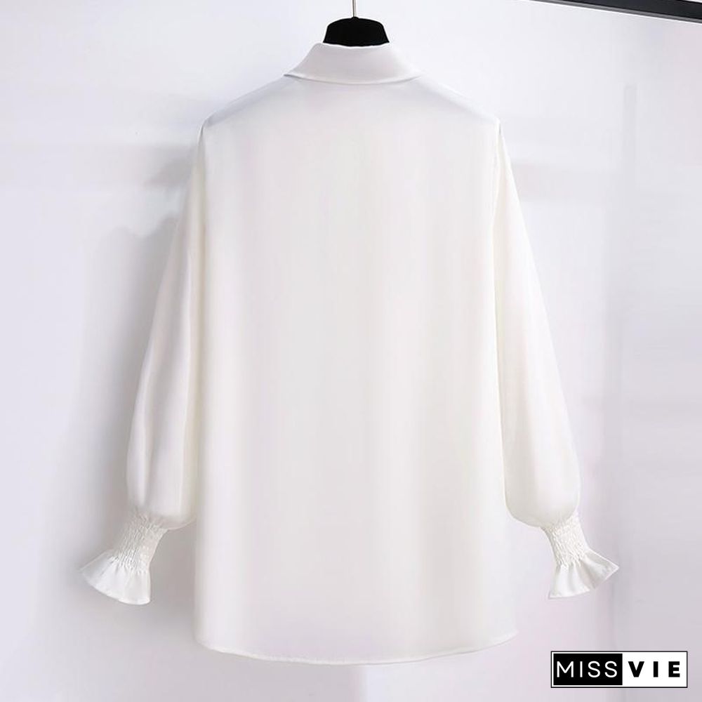 Sweet White Blouse+Knit Vest P15839
