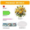 (US Local)Flower Double Sided Effect Table Top Diamond Painting Desktop Ornaments Kit (Dandelion)