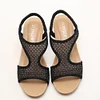 Gioiacombo&trade; Sandali con zeppa traspirante in rete a bocca di pesce con fascia elastica di nuova moda estiva