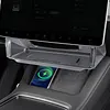 Under Screen Storage Box for Tesla Model Y and Model YL 2025-2026 Hidden Storage Organizer Easy Install Automotive Accessories