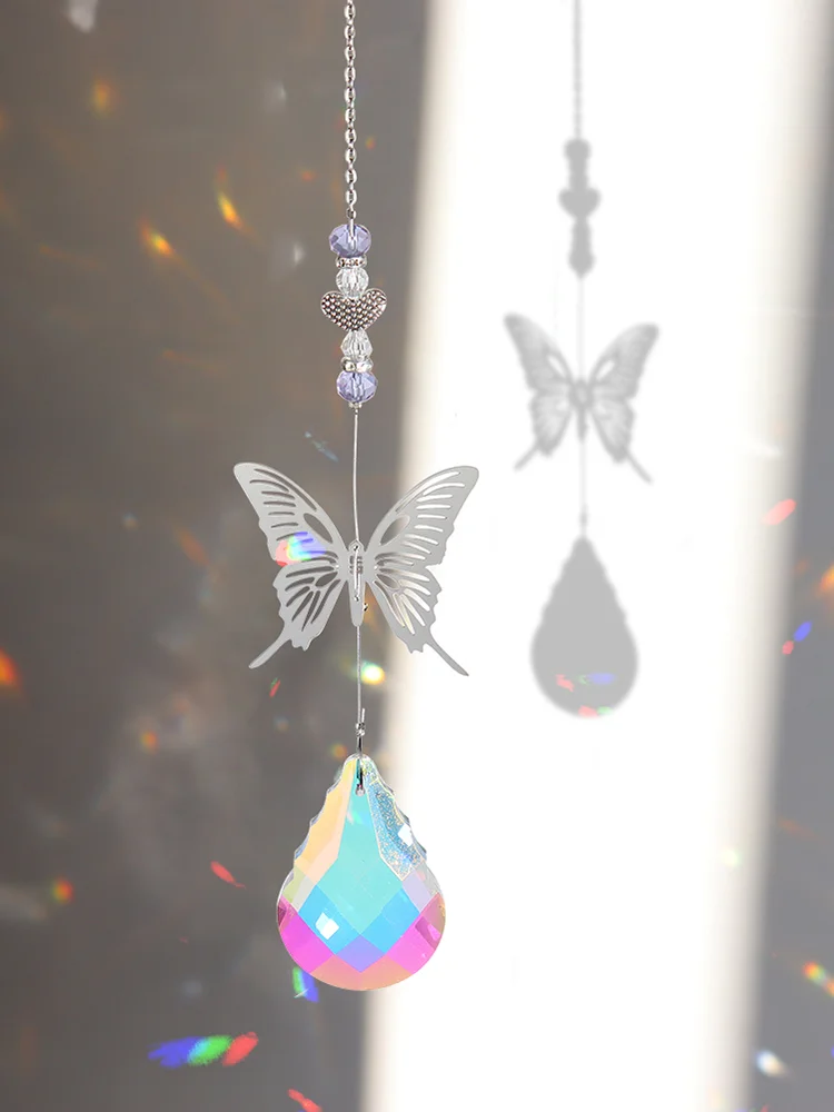Crystal Windchimes Sunlight Catching Hanging Pendant Light Catcher Jewelry