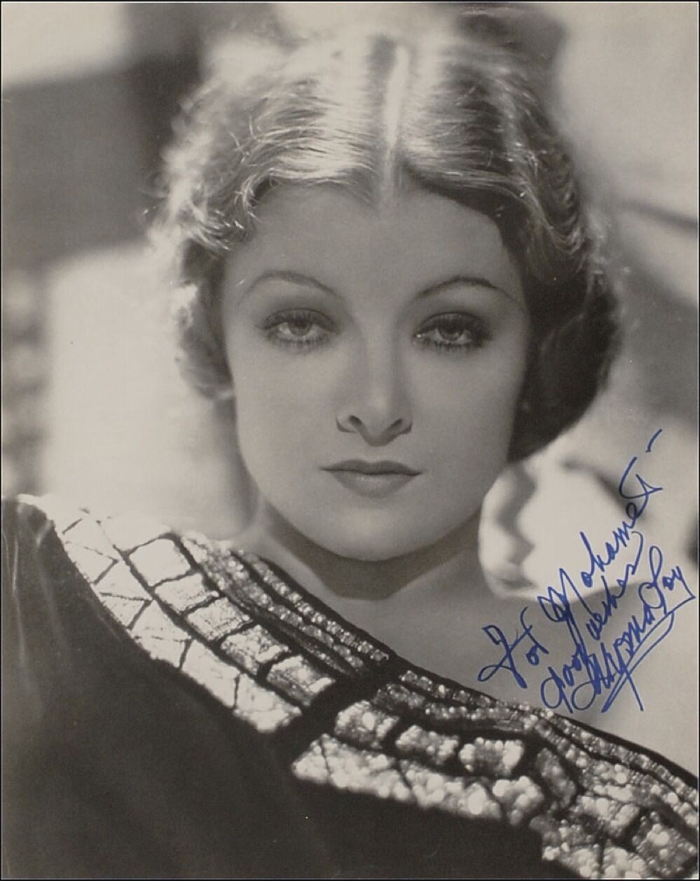 MYRNA LOY Signed Photo Poster paintinggraph - Stunning Film Actress - preprint