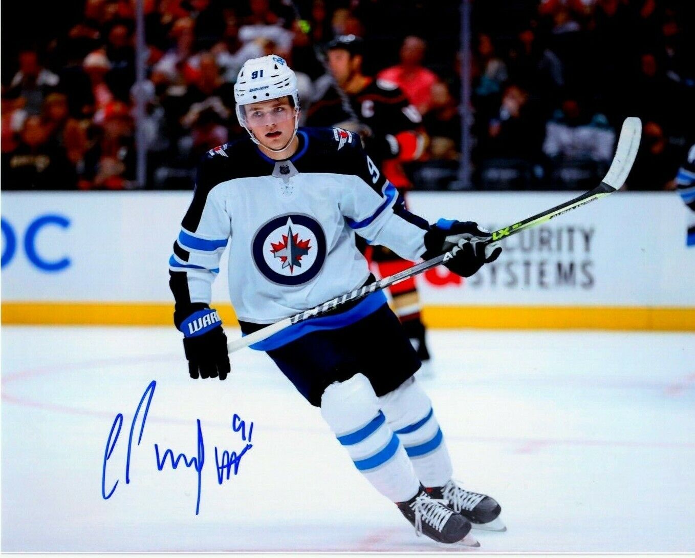 COLE PERFETTI autographed SIGNED WINNIPEG JETS 8X10 Photo Poster painting