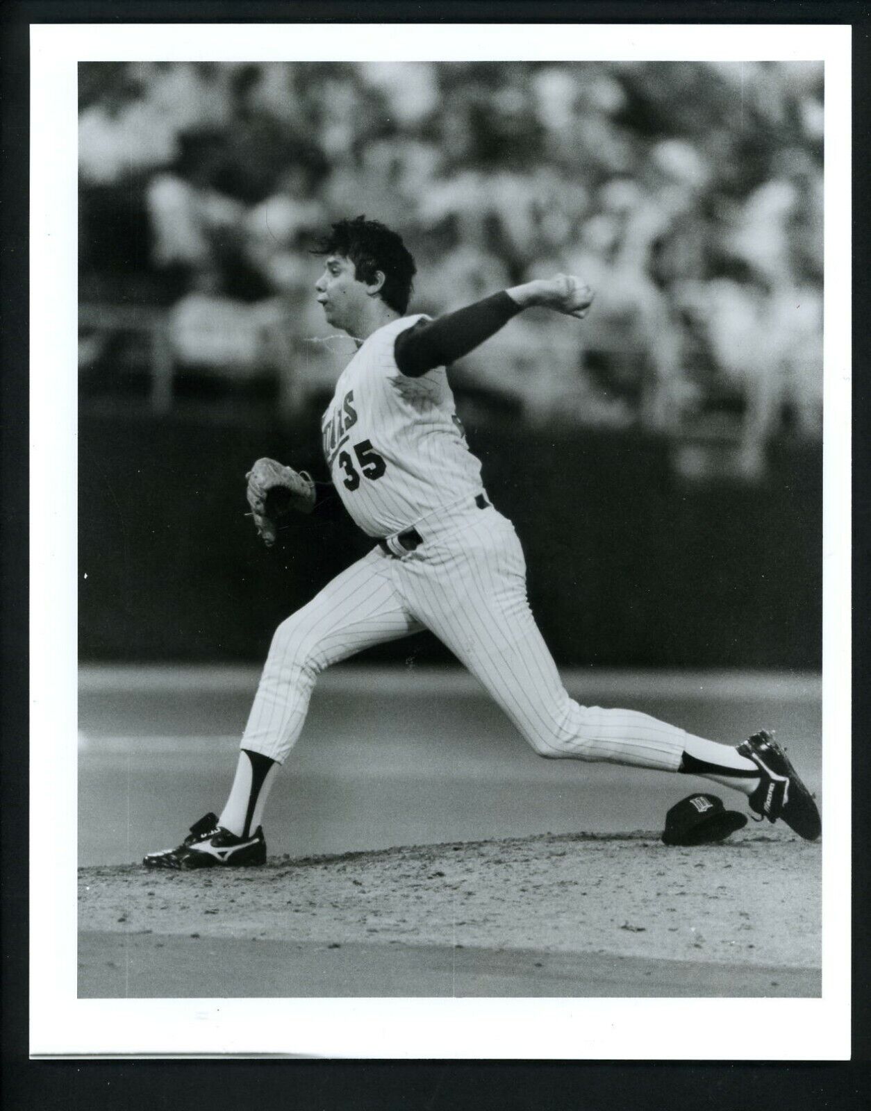 John Candelaria Minnesota Twins 1990 Type 1 Press Original Photo Poster painting