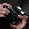 Mecha-Style TTL Camera Flash with See-Through Design