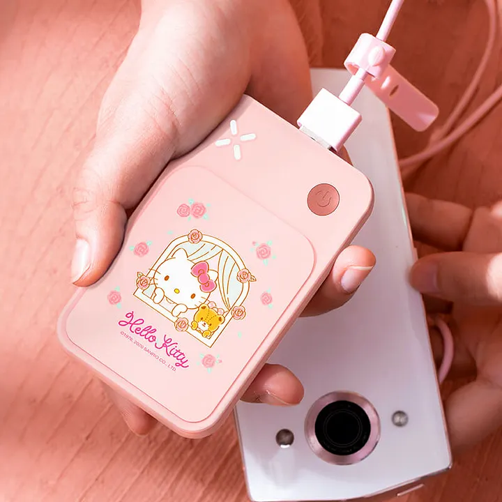 Hello Kitty Leopard Sakura Portable Charger 10000mAh Ultra Slim Power Bank  Lightweight