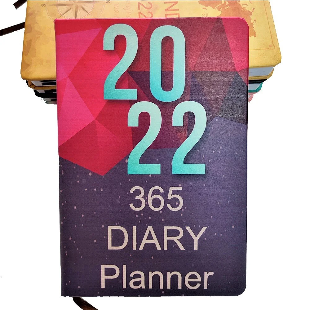 New A5 2022 Planner Agenda Notebook Goals Habit Schedules Stationery Office School Supplies dropshipping