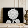 DIY Pearl Painting Sunflower for Home Wall Decor with Frame(20x30cm)