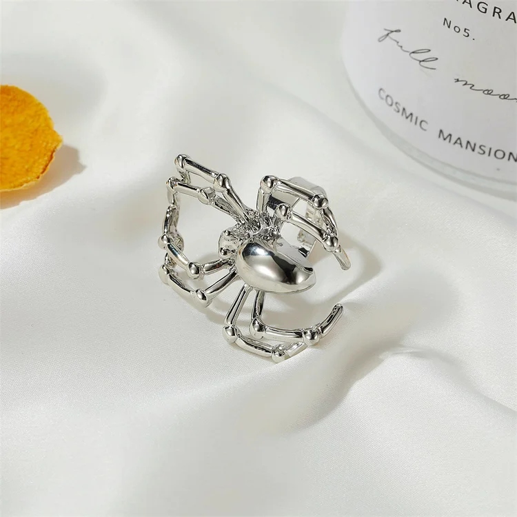 Gothic Style Cartoon Animal Spider Earring For Women Punk Occult Goth Jewellery Rock Metal Dangle Earrings Halloween Gift Wedding Engagement Birthday Party Jewelry