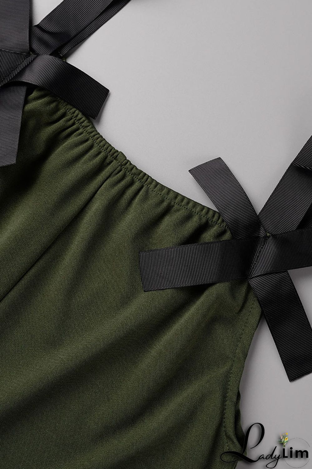 Burgundy Casual Solid Split Joint Spaghetti Strap Loose Jumpsuits