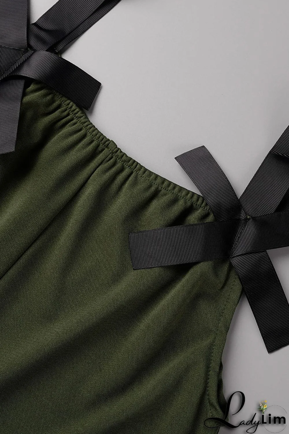 Burgundy Casual Solid Split Joint Spaghetti Strap Loose Jumpsuits