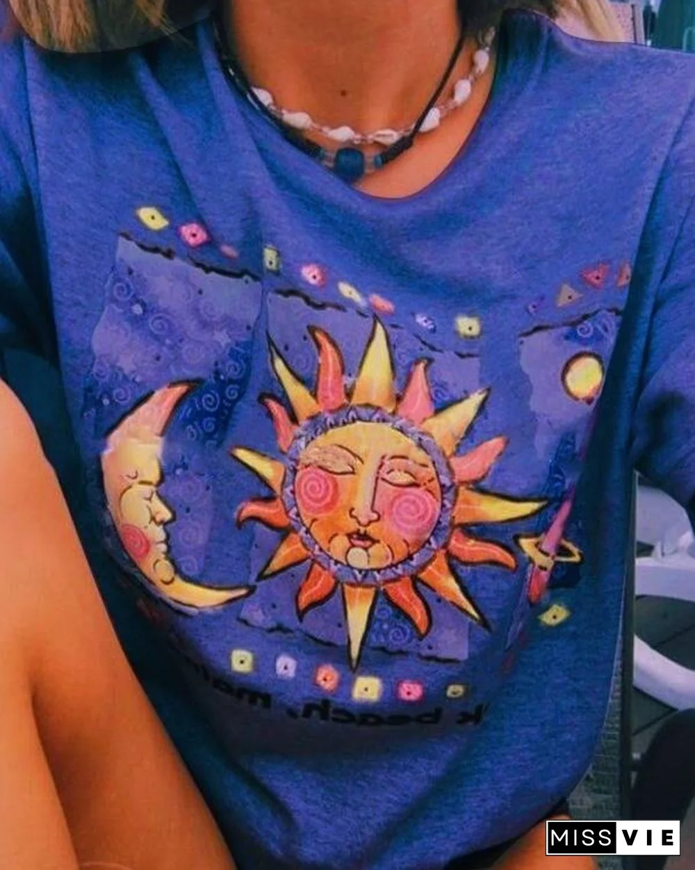 Fashion Sun Printed Crop Top