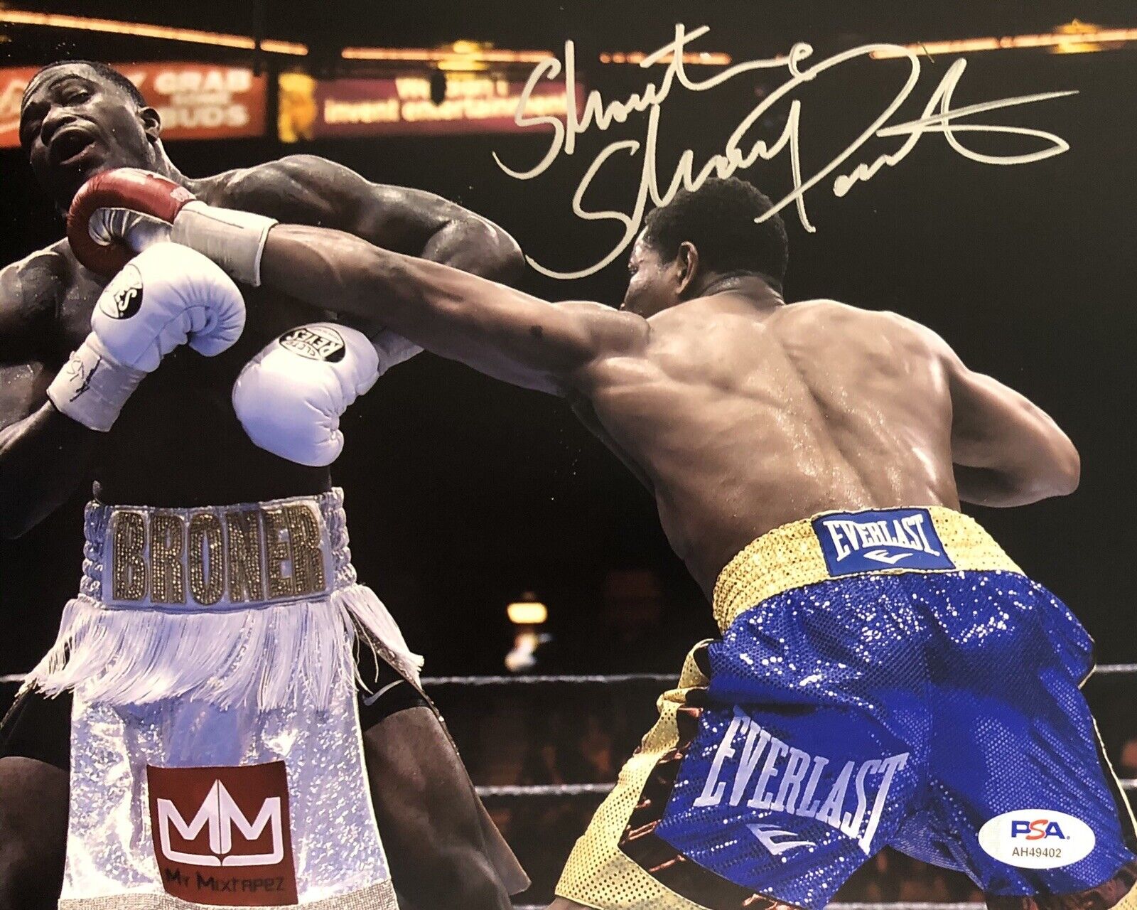 Shawn Showtime Porter Signed Cleveland Champ 8x10 Photo Poster painting Title Boxing Psa/Dna