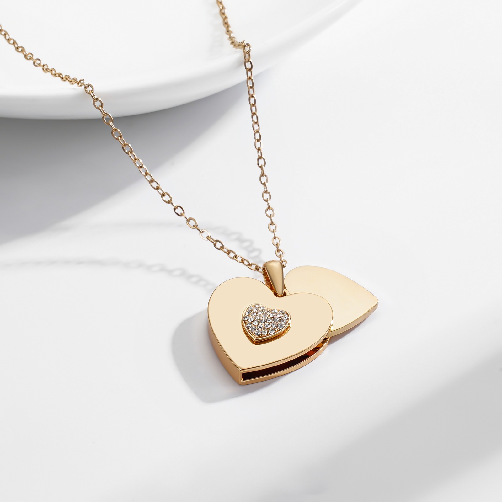 Loveyoufancy Send a Message of Love with Loveyoufancy Personalized Envelope Pendant Necklace